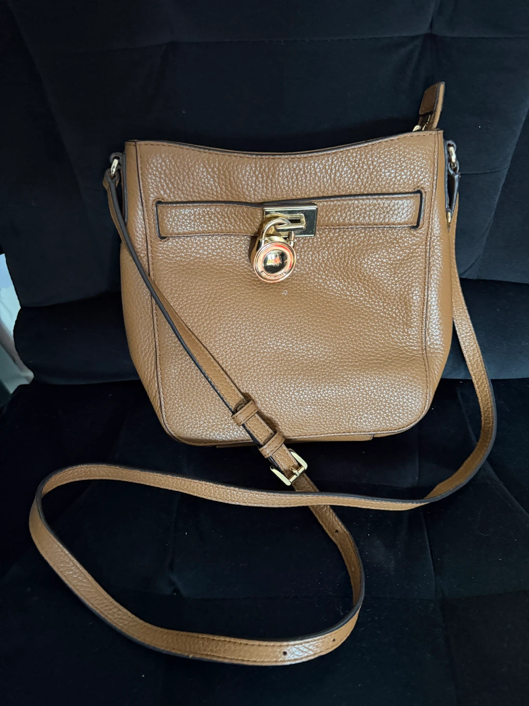 Michael Kors Brown Leather Crossbody Bag