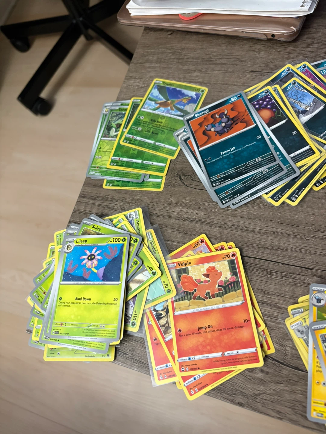 Assorted Pokémon Trading Cards
