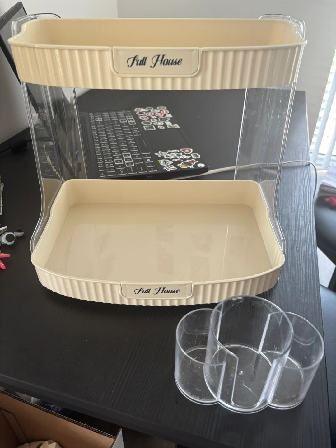 2-Tiered makeup Organizer Tray