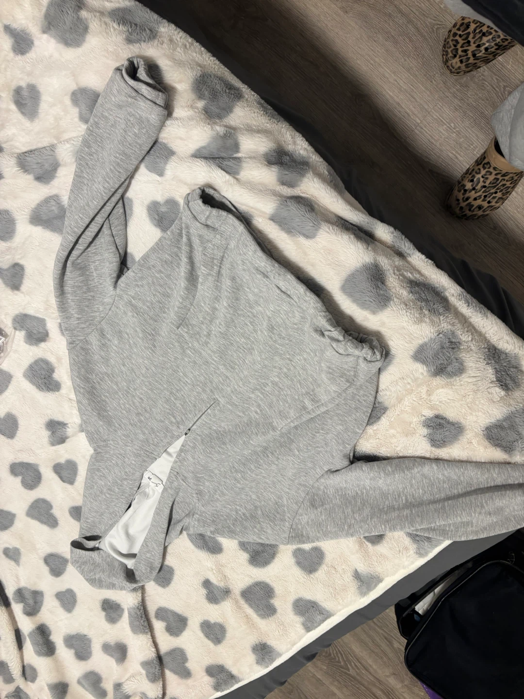 Refuge Athletics Grey half zip Hoodie
