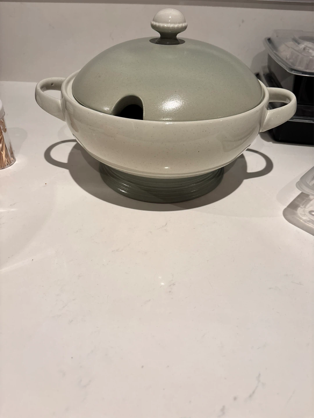 Mikasa Stone Craft Sequoia Soup Tureen
