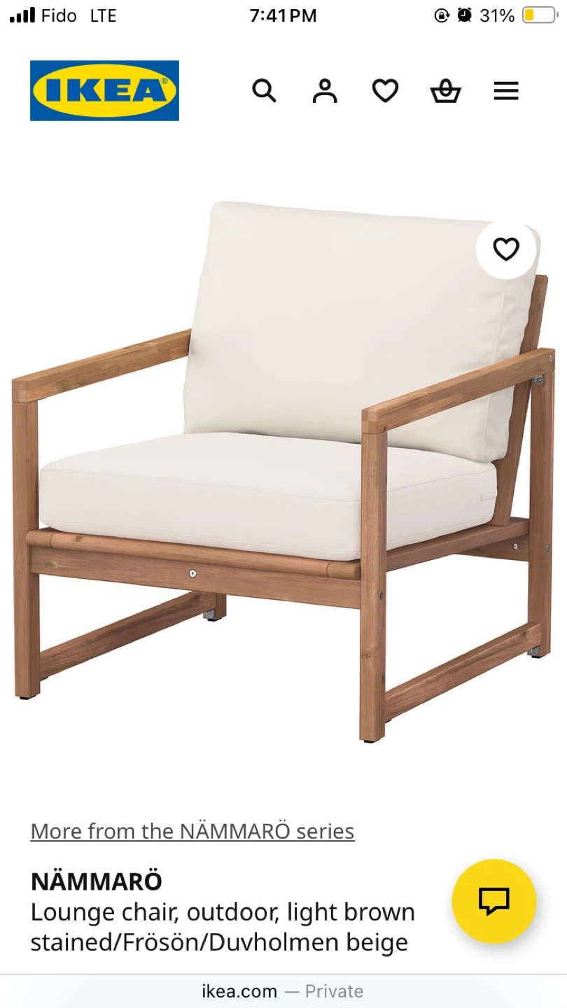 IKEA NÄMMARÖ Lounge Chair 🌱 - photo 2