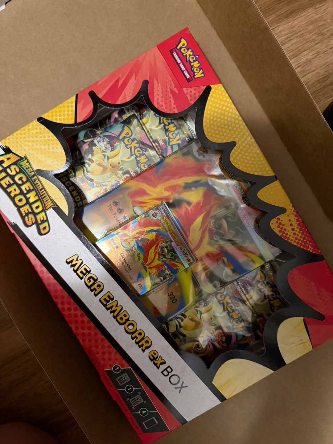 Pokemon Mega Emboar EX Box