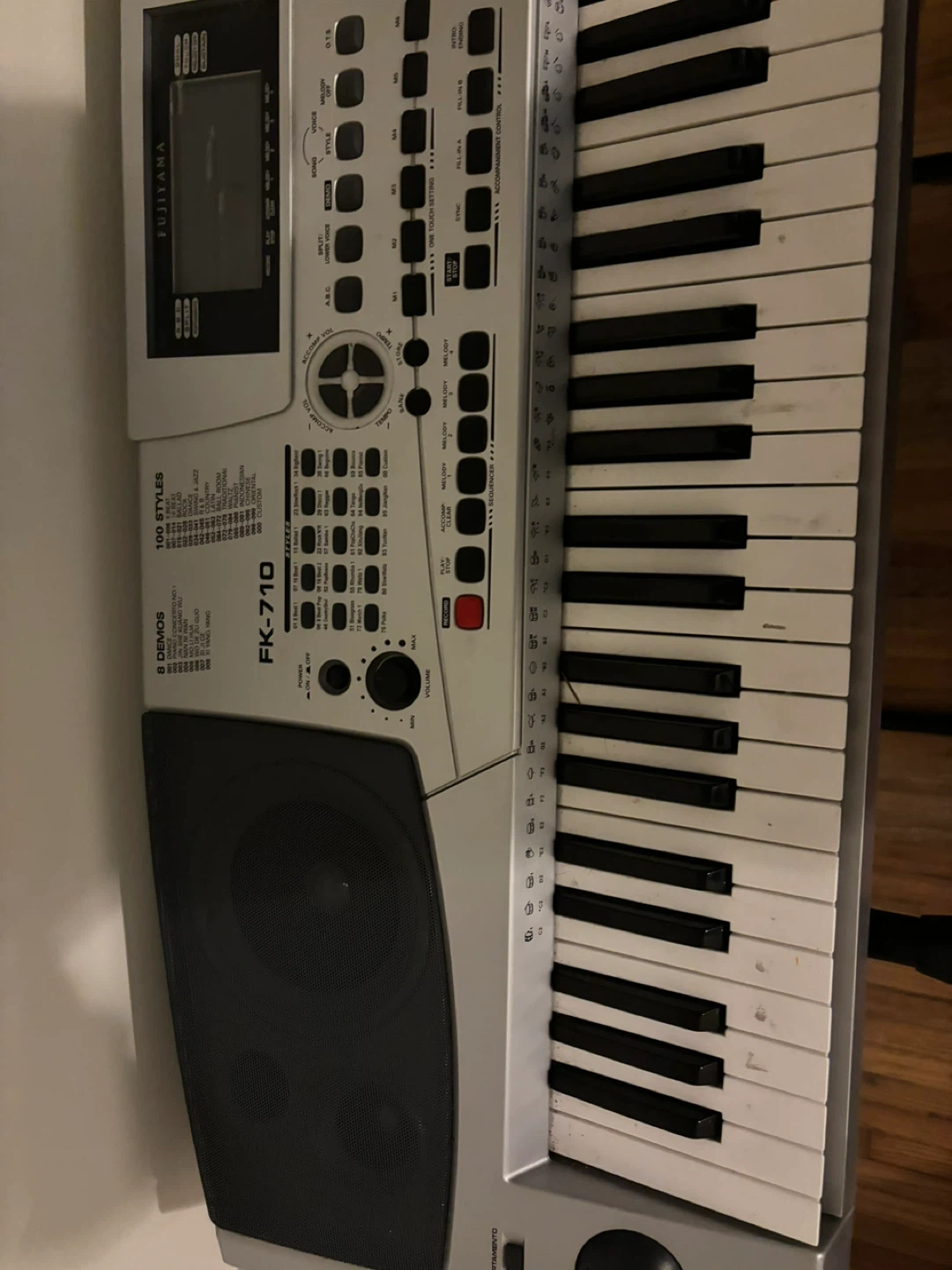 Fujiyama FK-710 Electronic Keyboard - photo 3