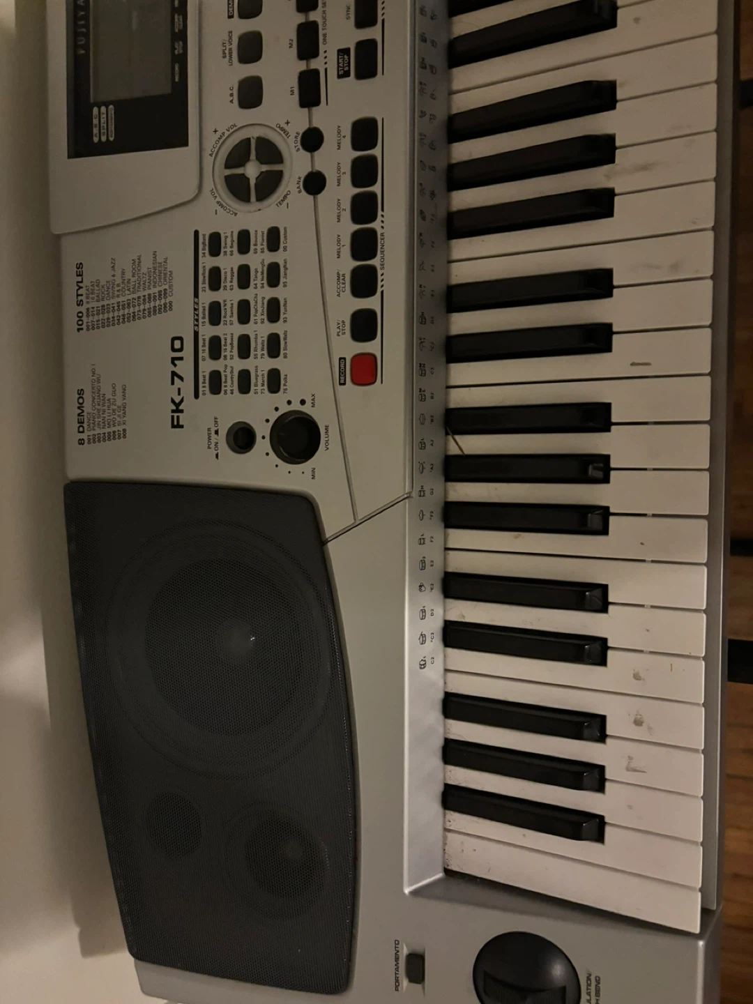 Fujiyama FK-710 Electronic Keyboard - photo 5