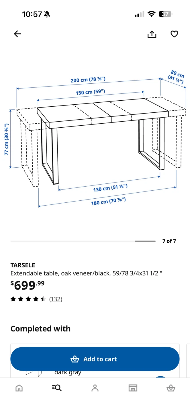 Extendable dinner table! - photo 5
