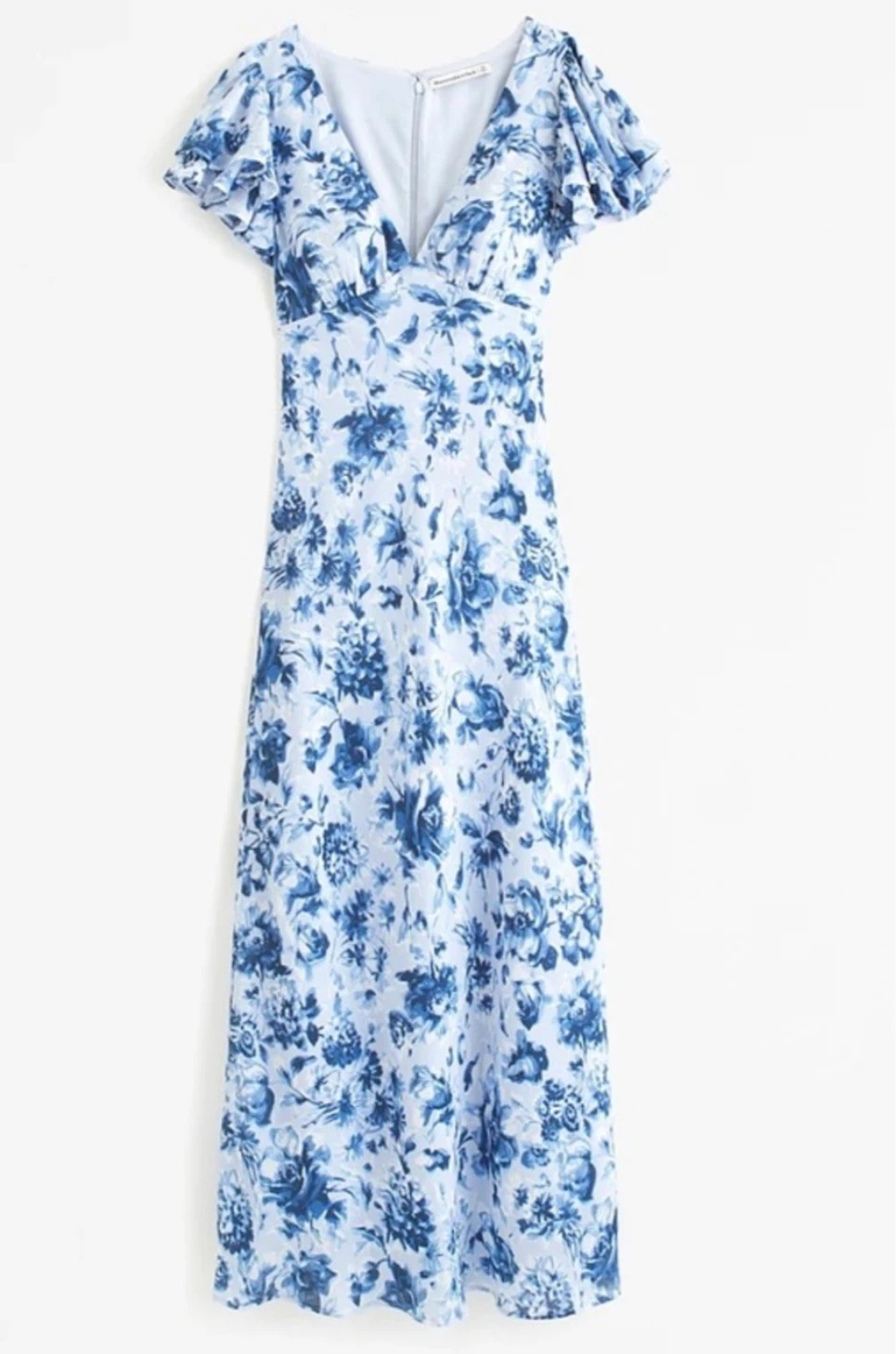 Blue Floral Maxi Dress