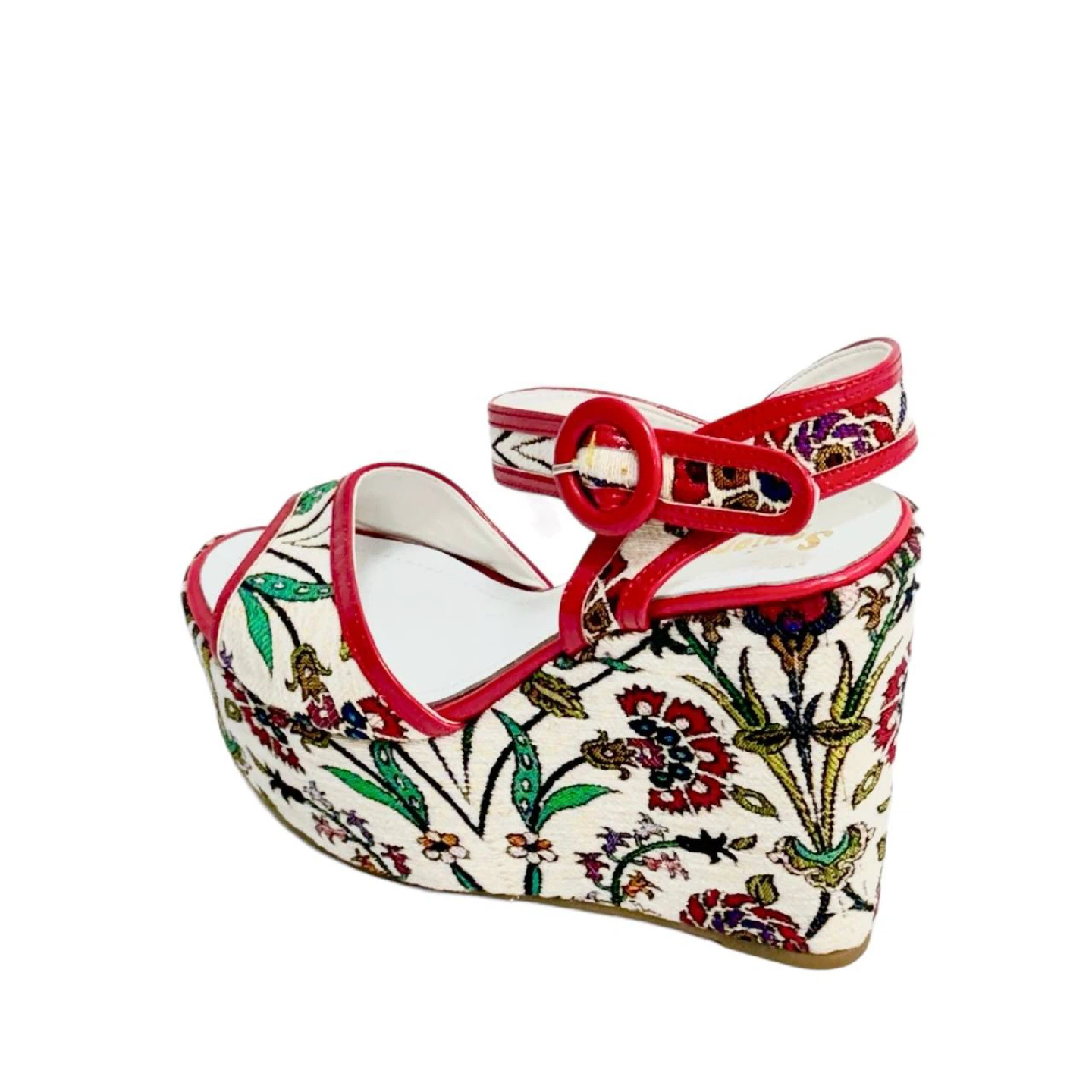 Floral Wedge Sandals - photo 2