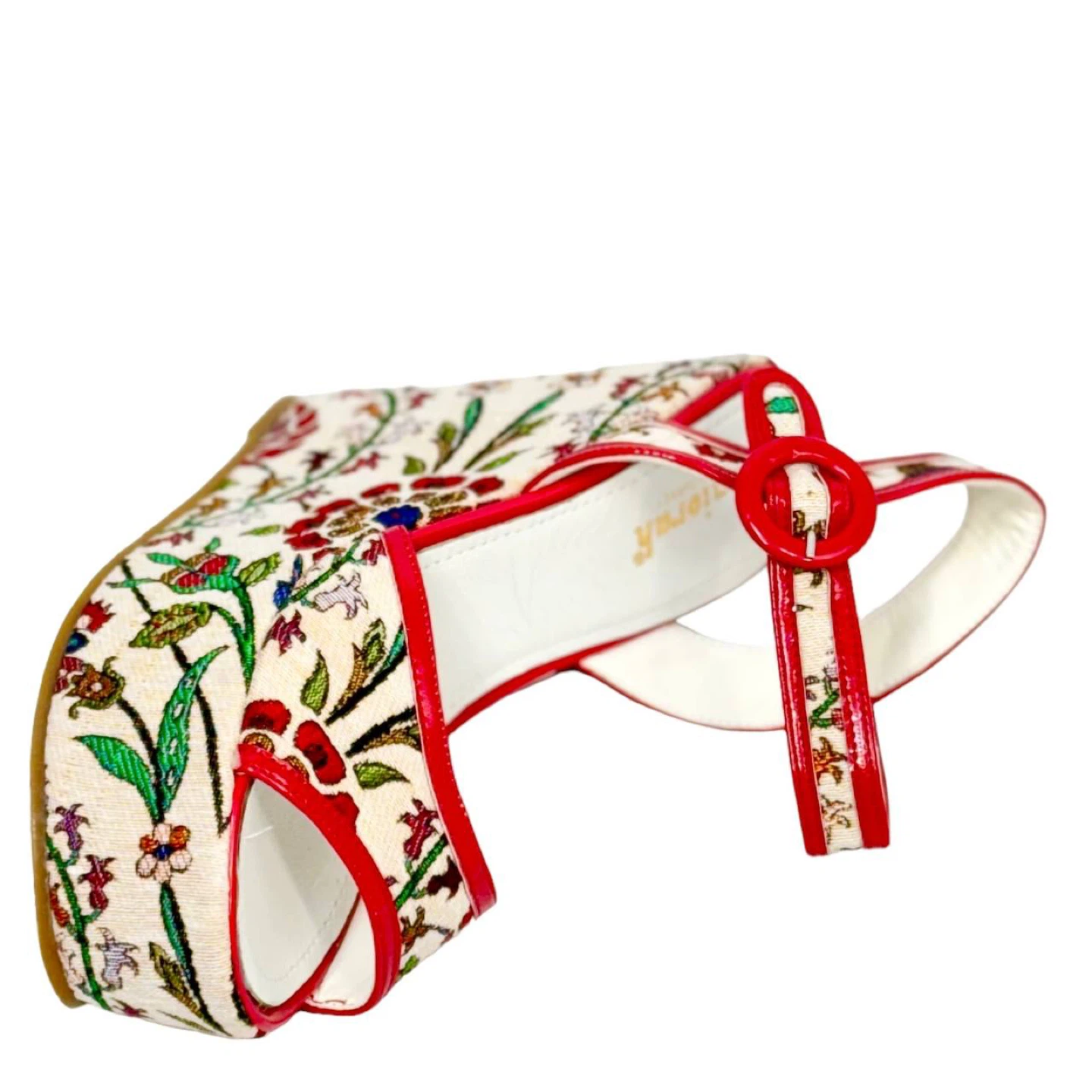 Floral Wedge Sandals