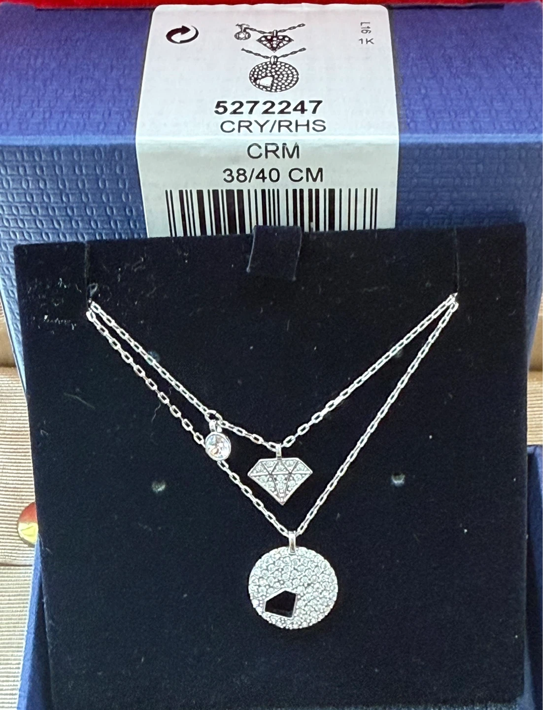 Swarovski Crystal Wishes Diamond Shaped Necklace - photo 2