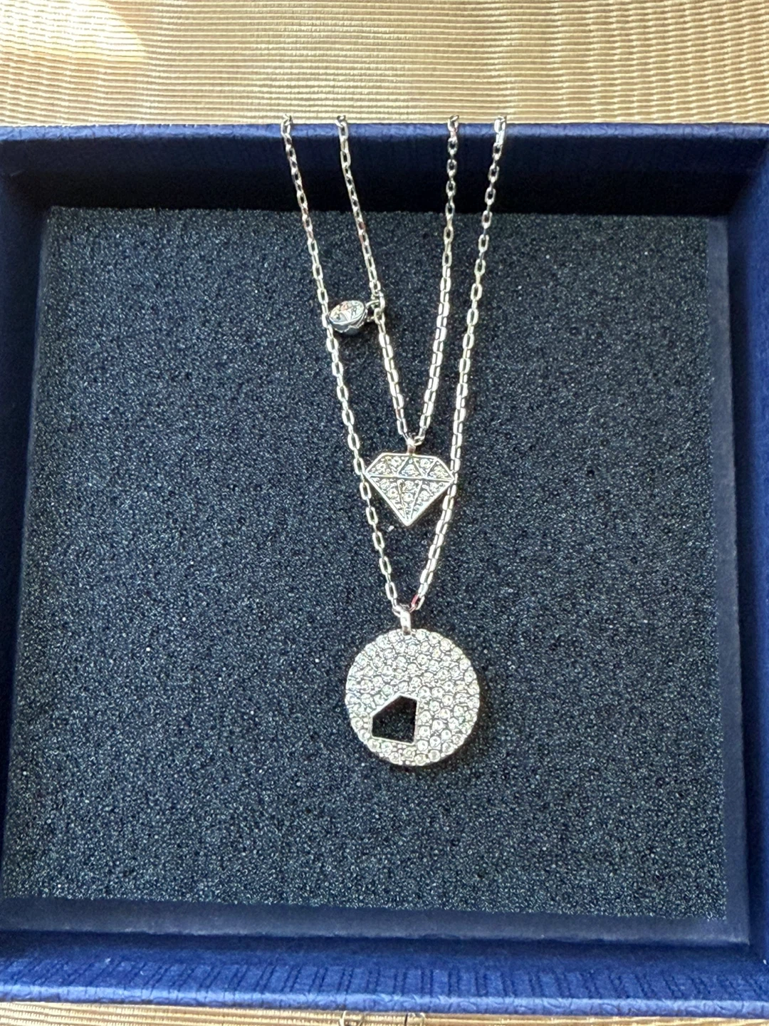 Swarovski Crystal Wishes Diamond Shaped Necklace - photo 3