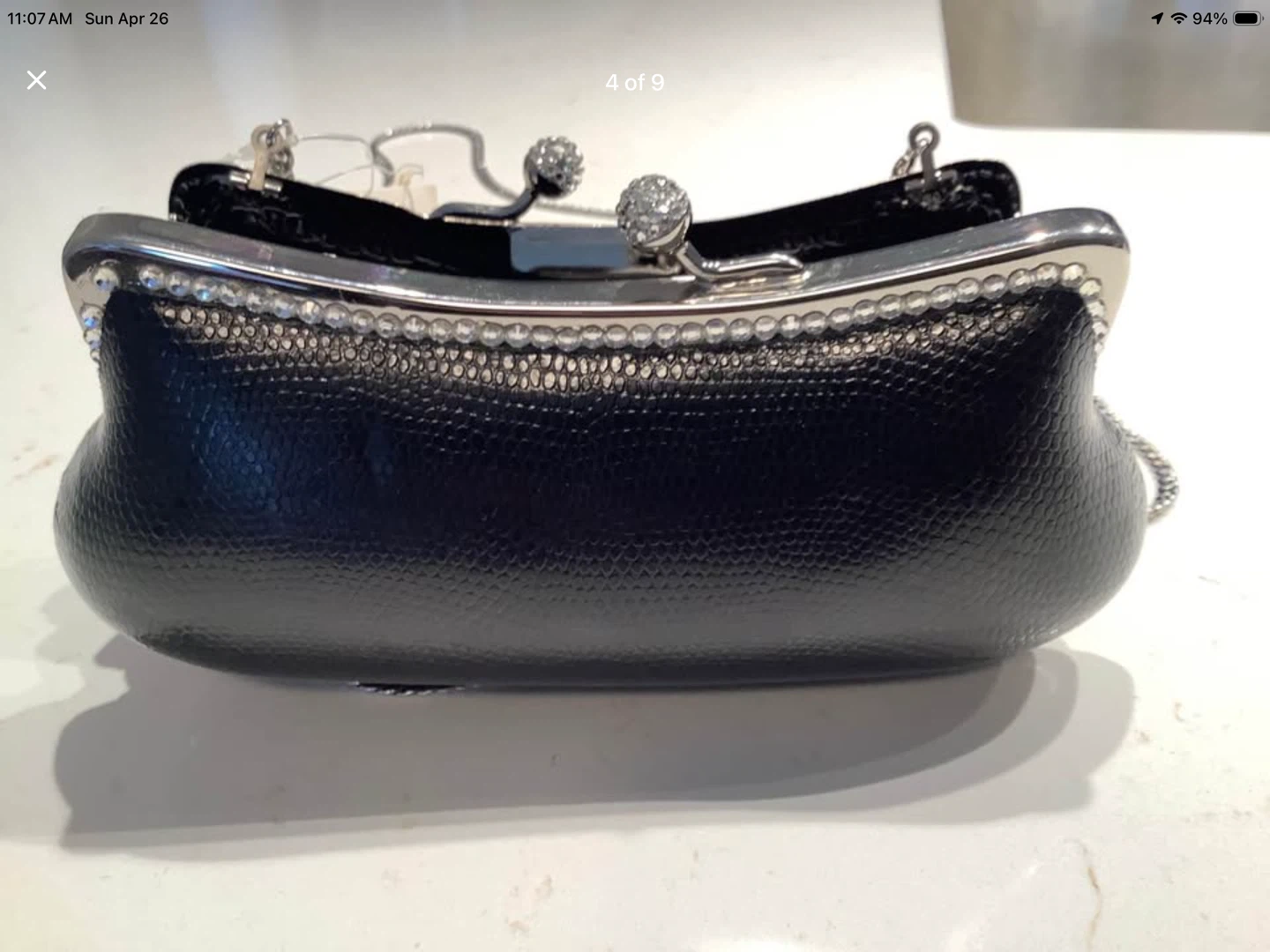 La Regale Leather Clutch Evening Bag 🐞 - photo 4