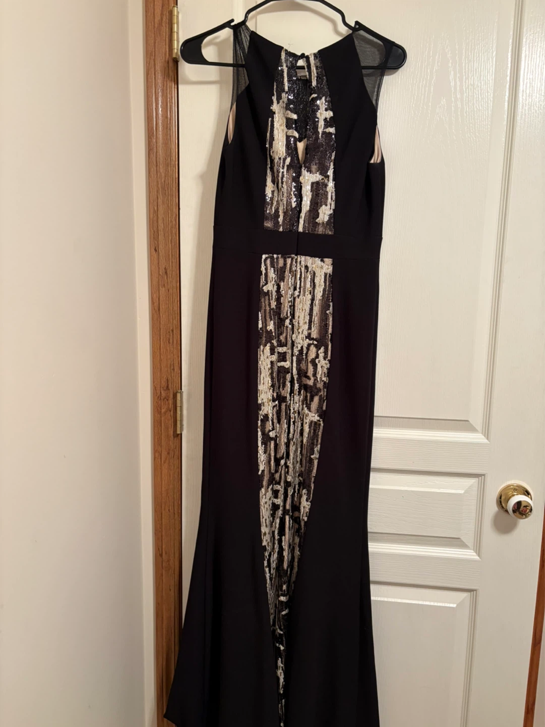 Black Sequin Embellished Maxi Dress - photo 2