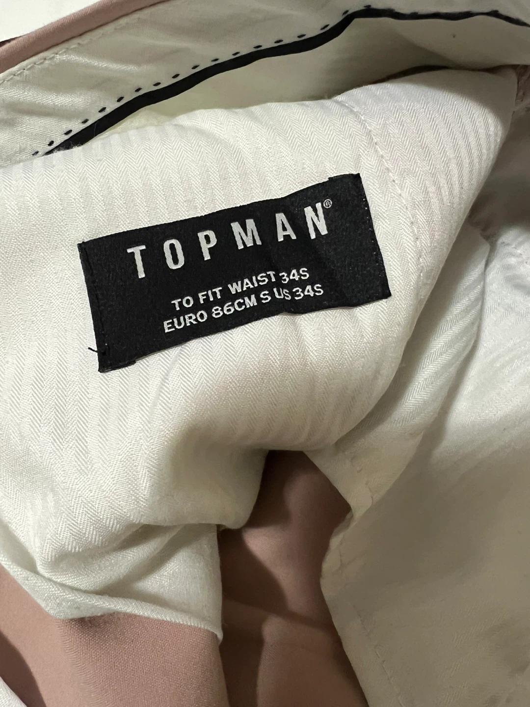 Topman Pink Suit size 40, pants 34 - photo 5
