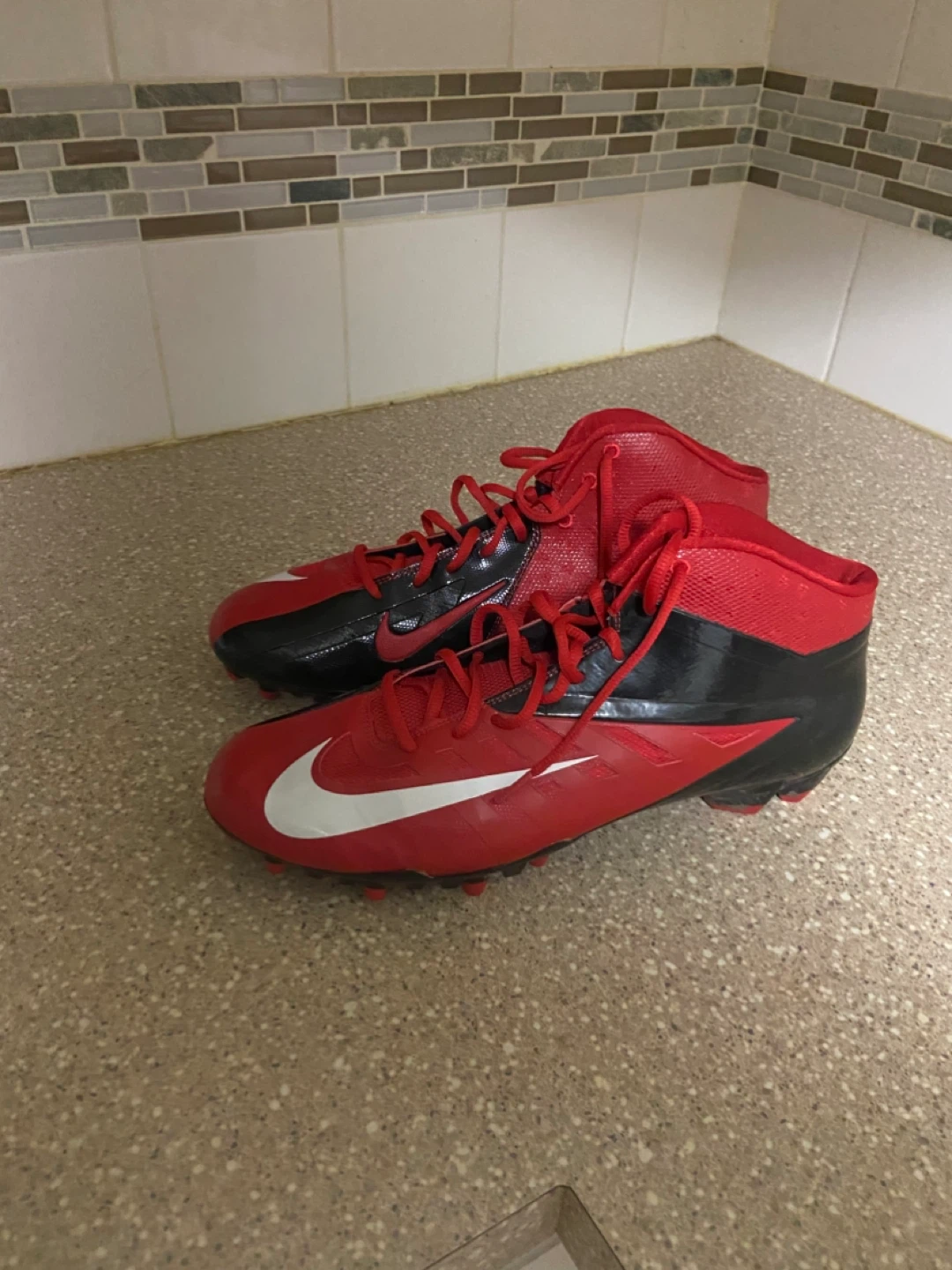 Nike Football Cleats Red/Black