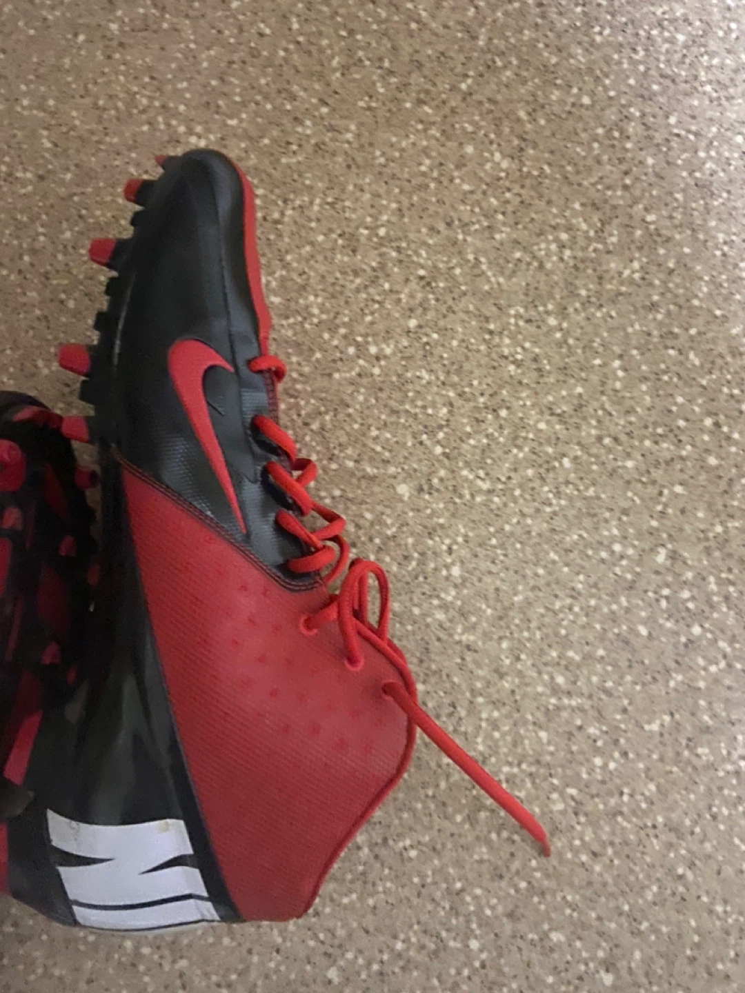 Nike Football Cleats Red/Black - photo 3