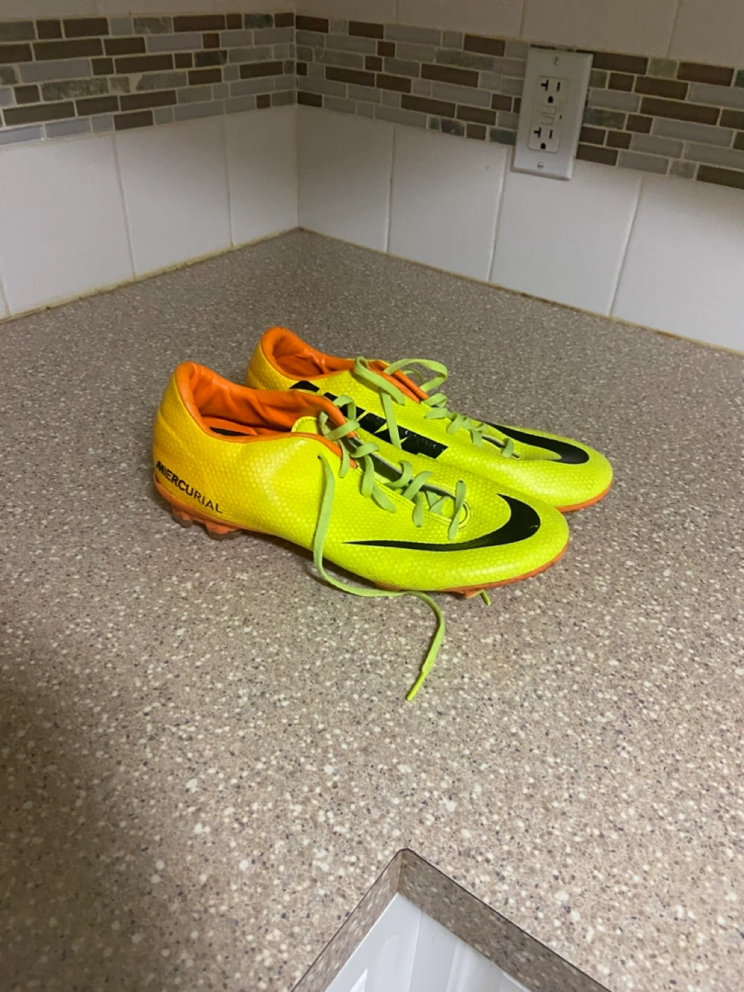 Nike Mercurial Soccer Cleats - Bright Yellow/Orange