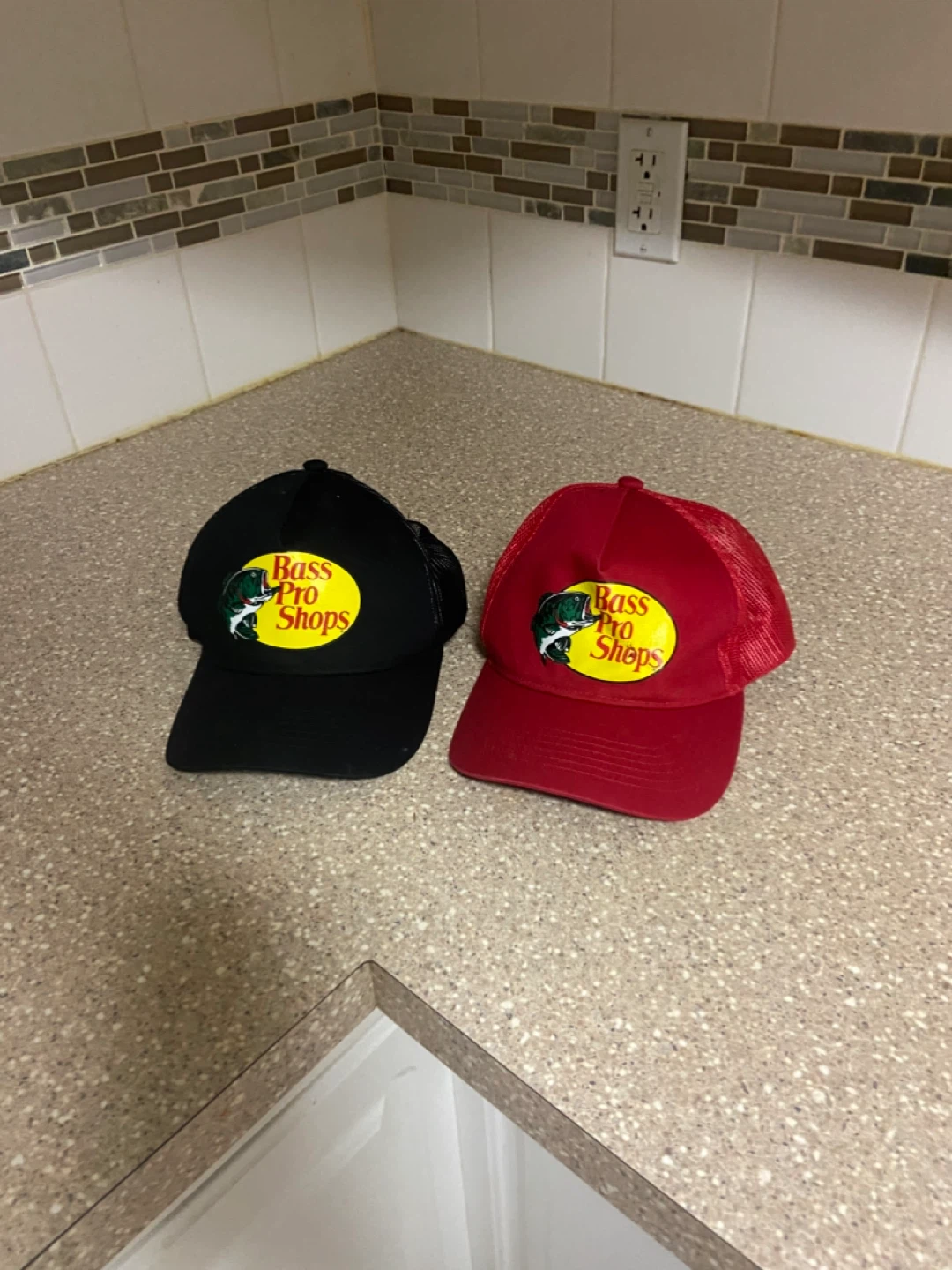 Bass Pro Shops Hats - Red and Black