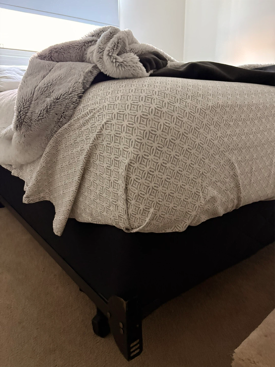 Queen Size Mattress & Bed Frame - photo 2