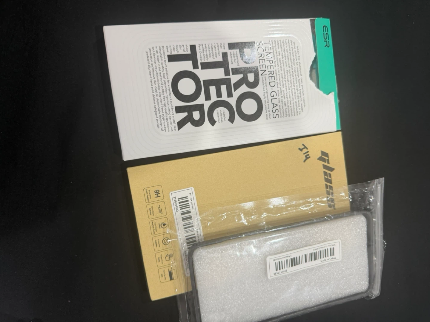 ESR Tempered Glass Screen Protector for iPhone 11 and 14pro max