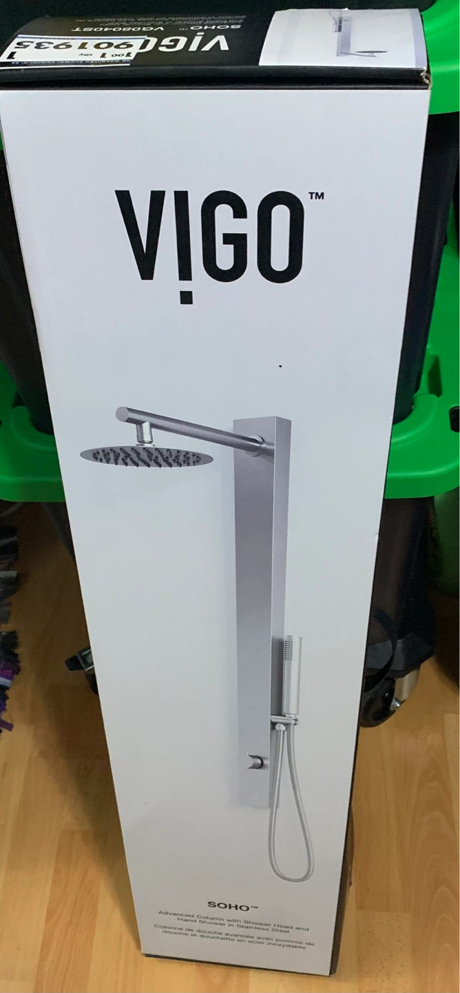 VIGO SOHO Advanced Column with Shower Head and Handheld Sprayer