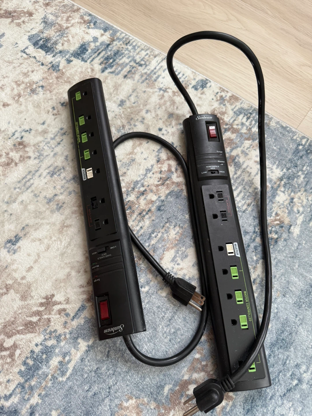 Sunbeam Master Controlled Surge Protector Power Strip