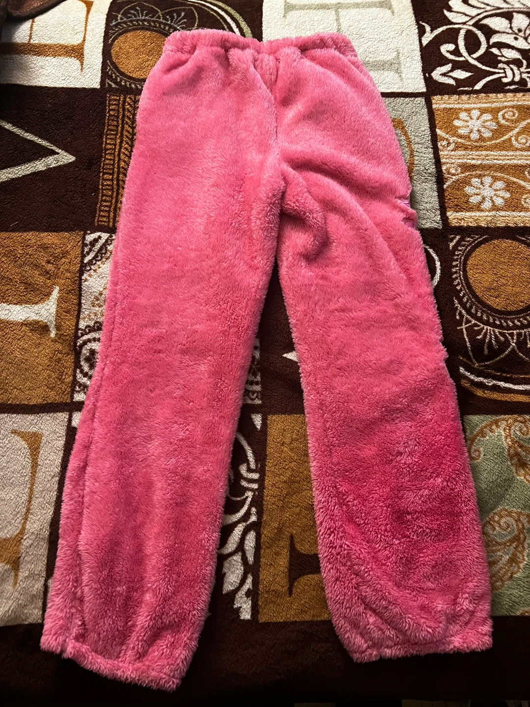 Pink Fuzzy Pants with "Juicy Couture" Embroidery - photo 2