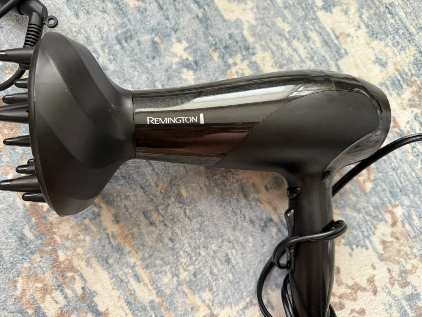 Remington Black Hair Dryer with Diffuser and Concentrator