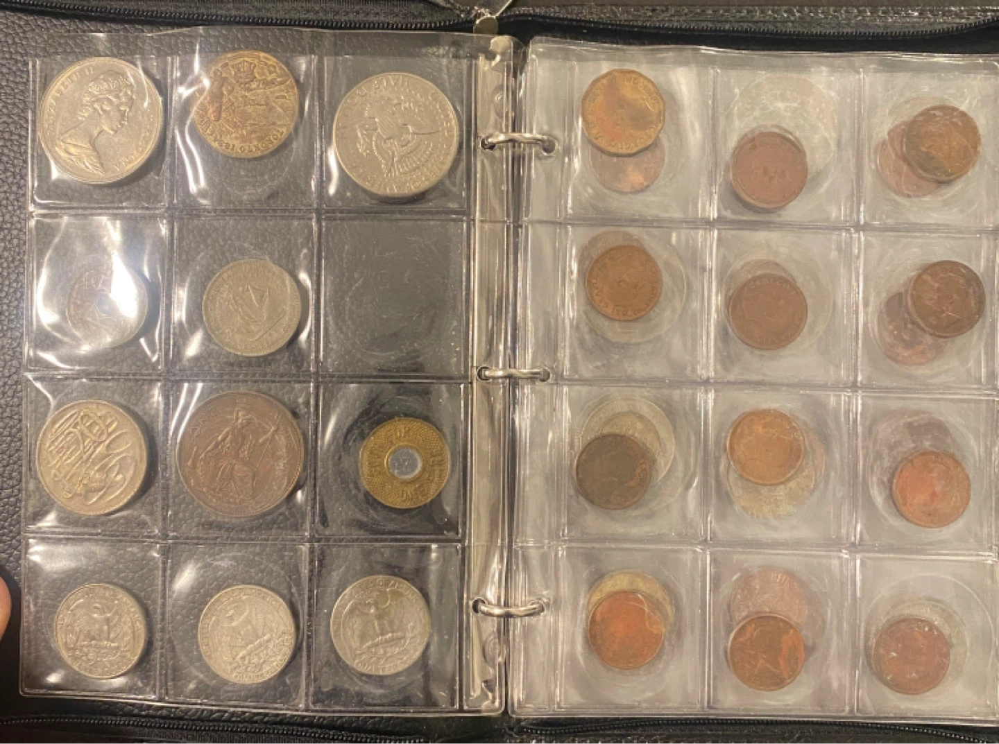 Mixed Coin Collection in Binder - photo 2