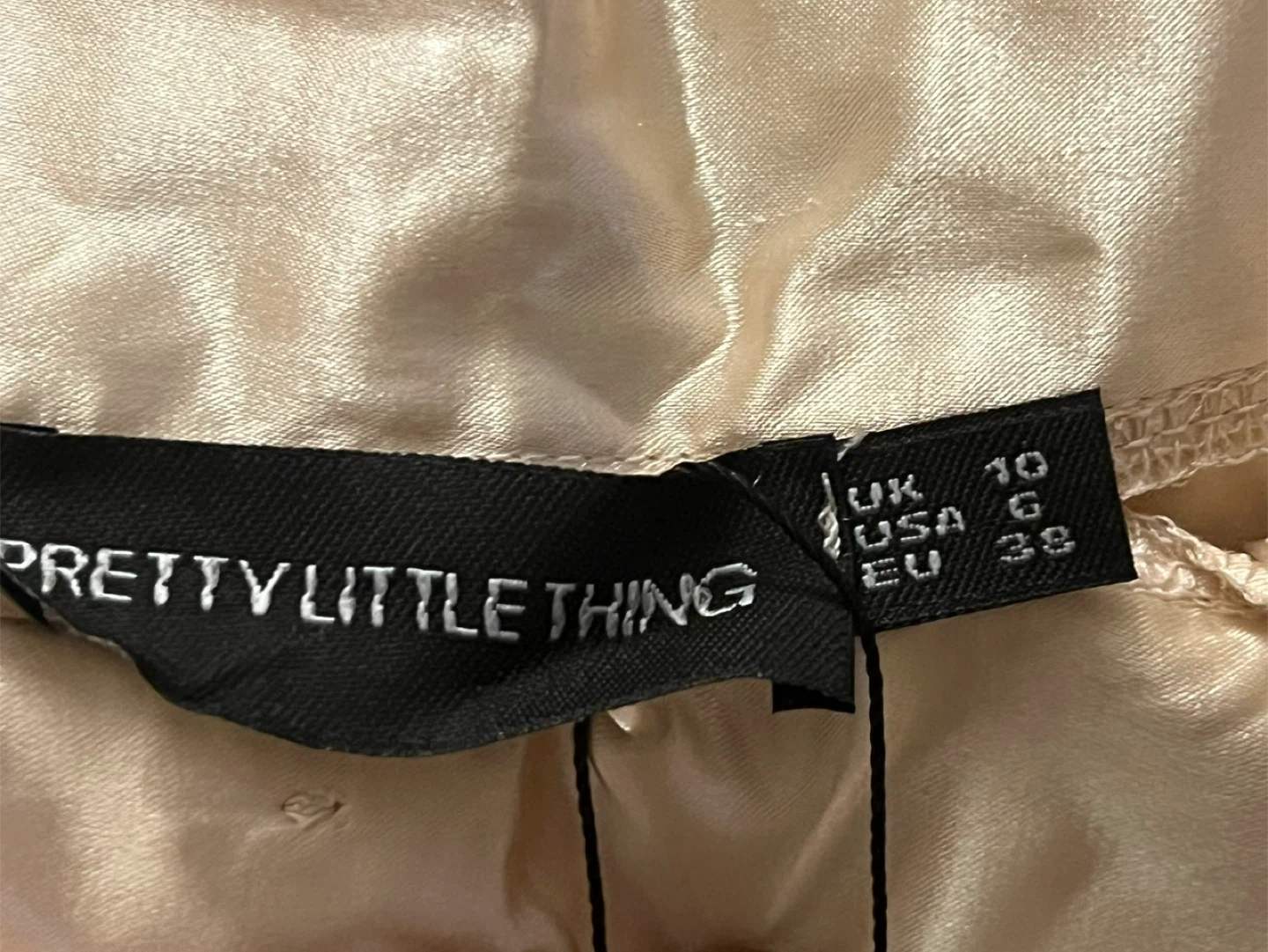 PrettyLittleThing Satin Shorts - Pink, Size UK 10 - photo 4