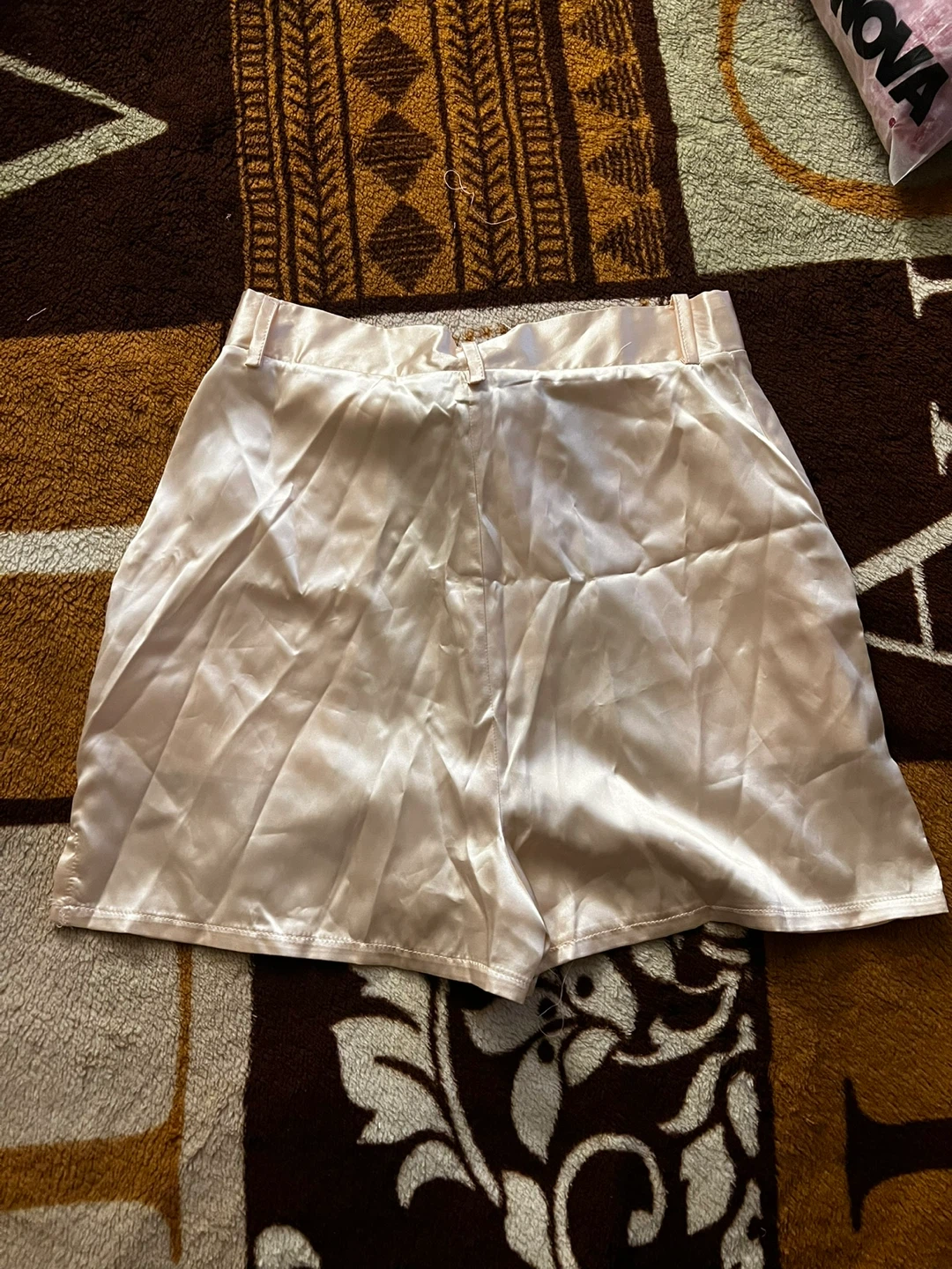 PrettyLittleThing Satin Shorts - Pink, Size UK 10 - photo 5
