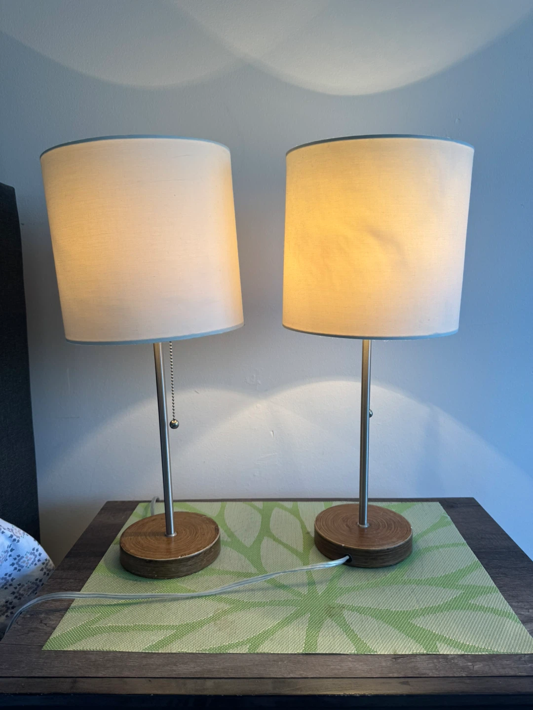 Bedside Table Lamps ×2 🌱