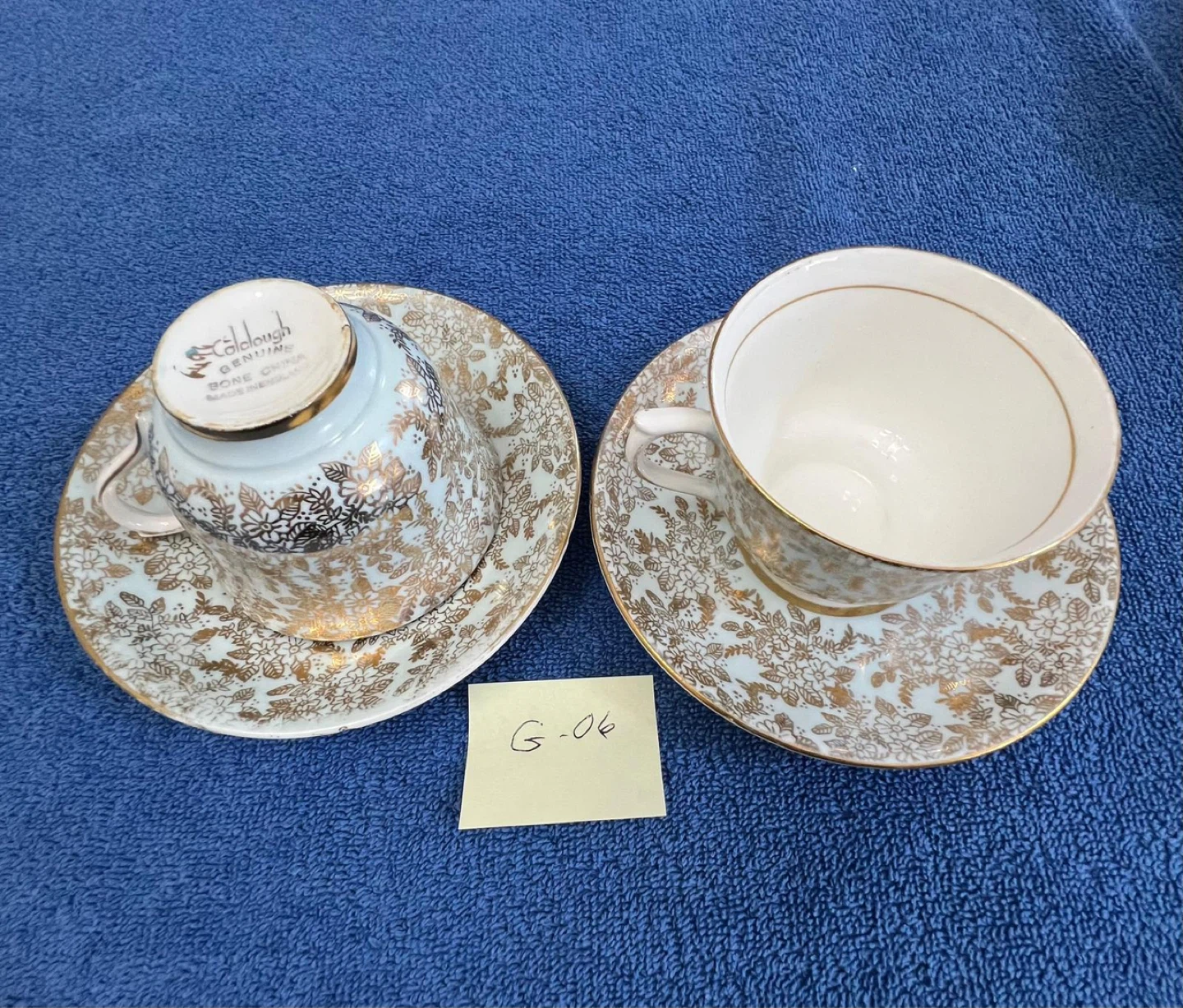 2 Sets Colclough Bone China Cup and Saucer (G06)