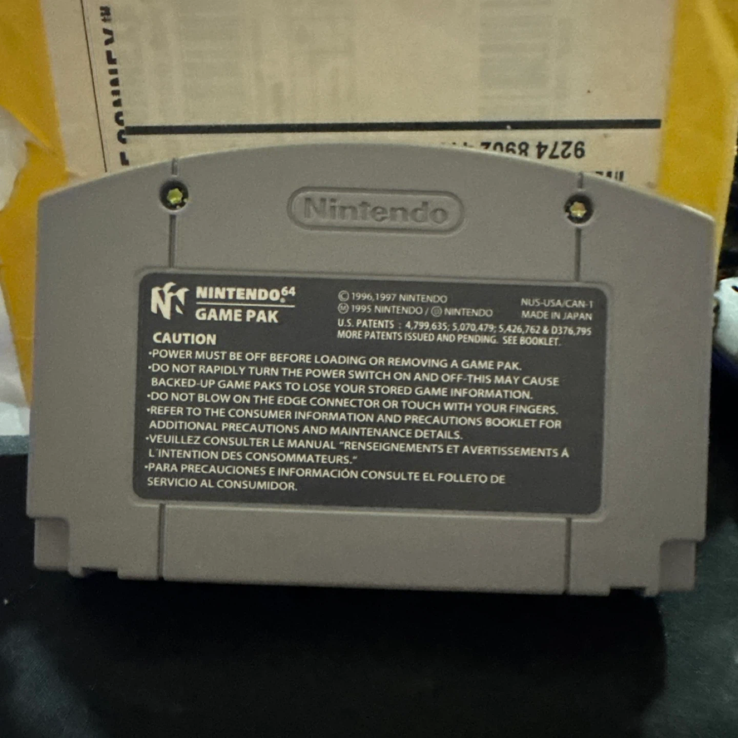 Wipeout 64 Nintendo 64 Game Cartridge - photo 2