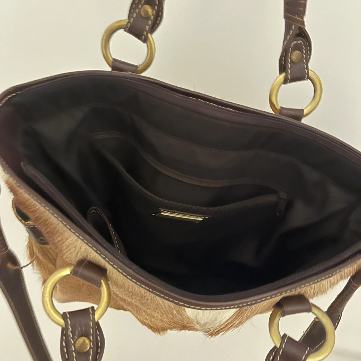 Vintage fur tote bag - photo 2