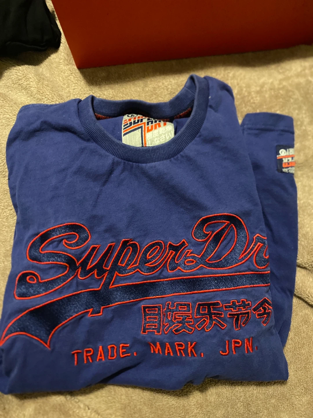 Vintage Superdry Blue T-Shirt XXL - photo 3