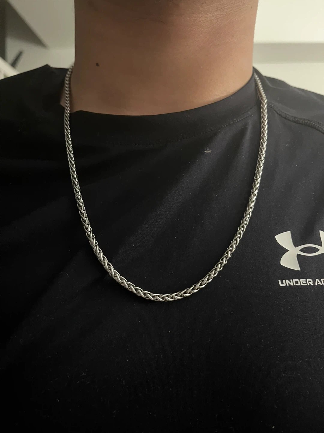 Silver Franco Chain Necklace - photo 3