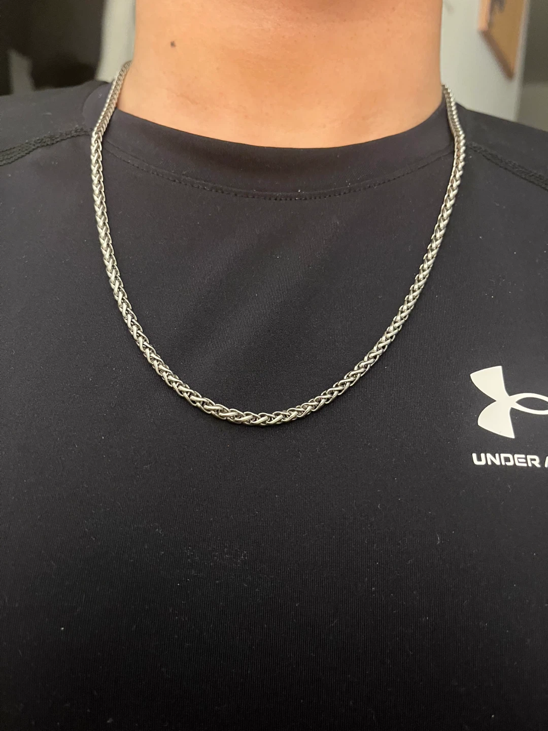Silver Franco Chain Necklace - photo 5