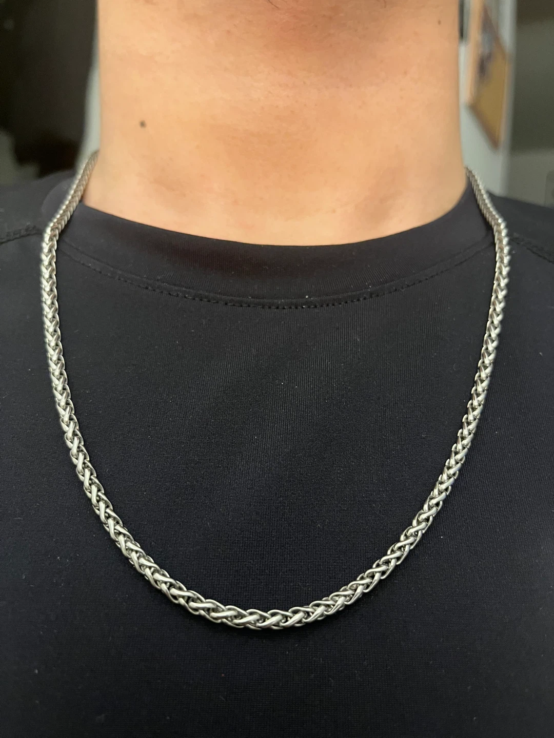Silver Franco Chain Necklace - photo 4