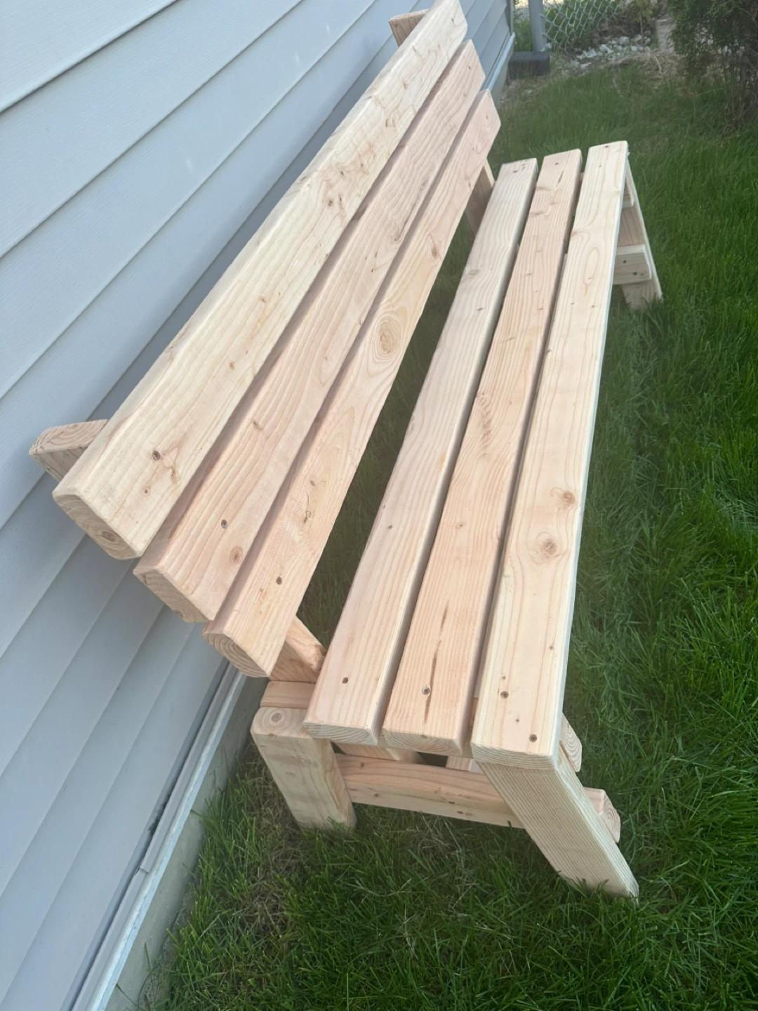 Wooden Outdoor Bench - photo 4