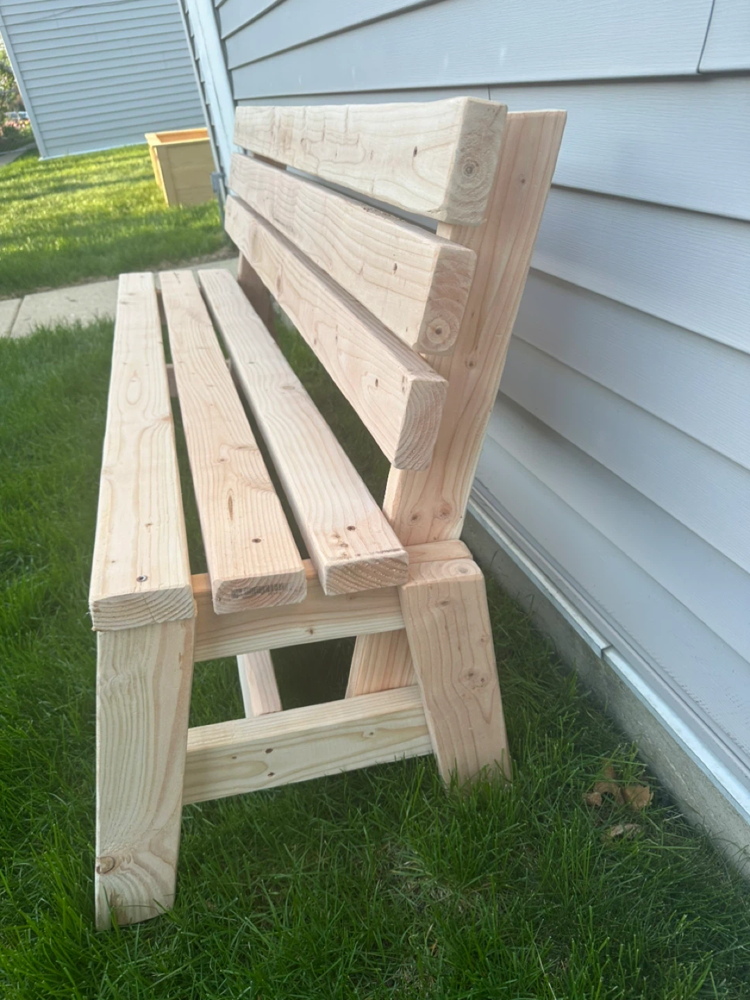 Wooden Outdoor Bench - photo 3