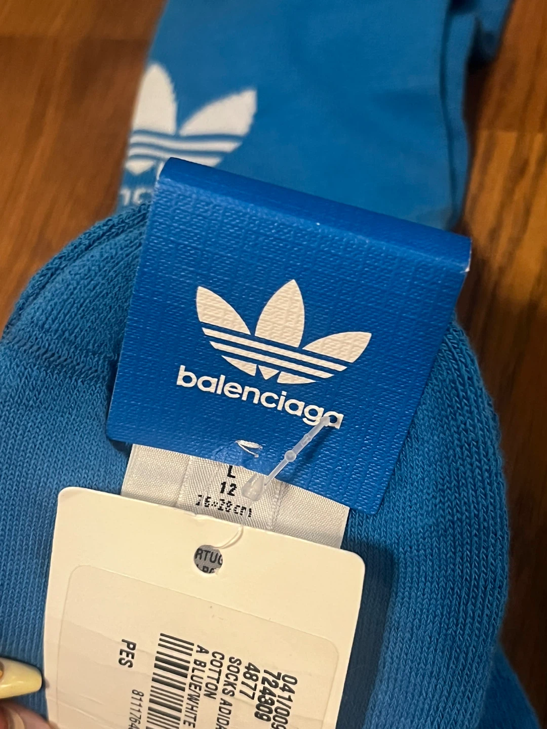 Authentic New Balenciaga x Adidas Soccer Socks - photo 2