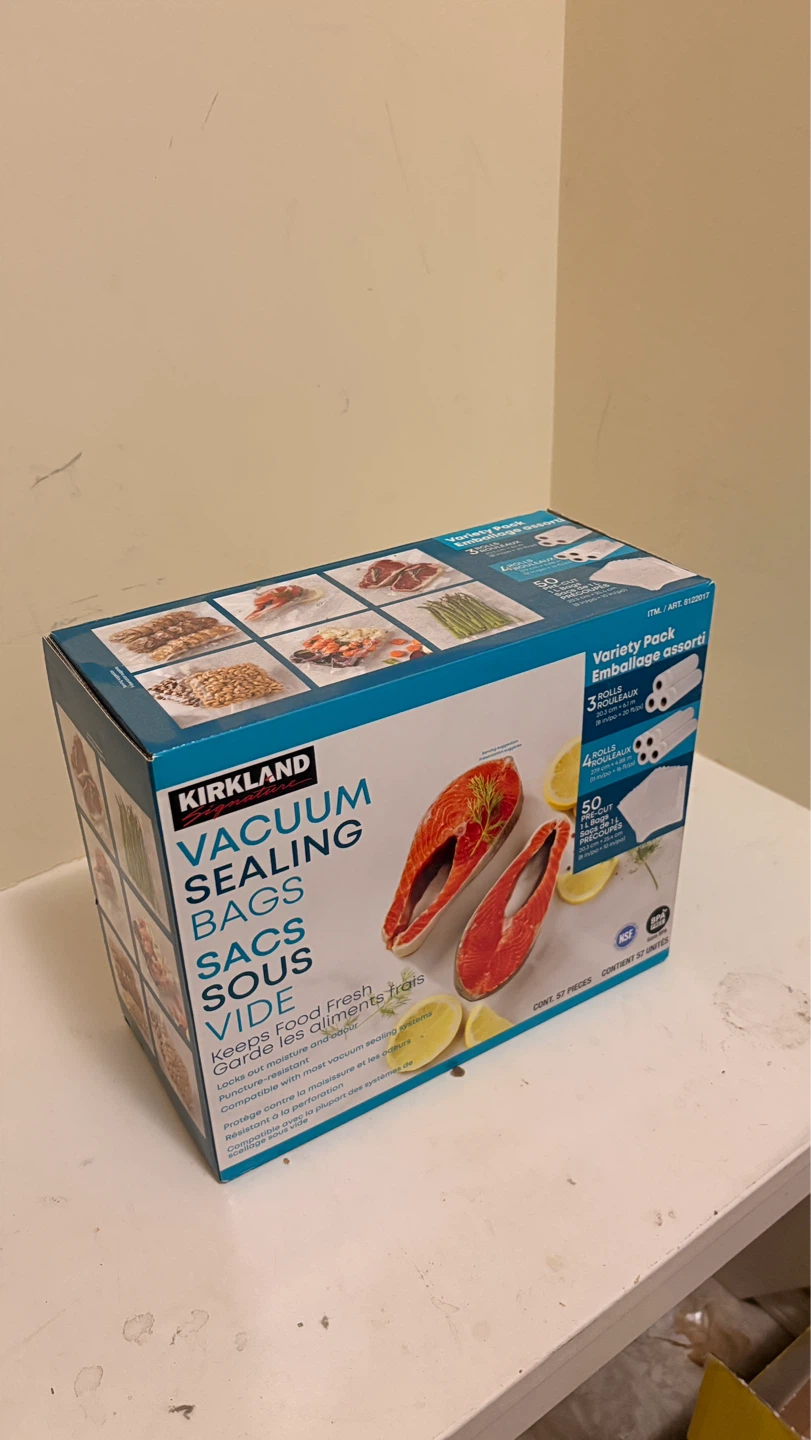 Kirkland Signature Vacuum Sealing Bags Variety Pack - 57 Pieces - photo 3
