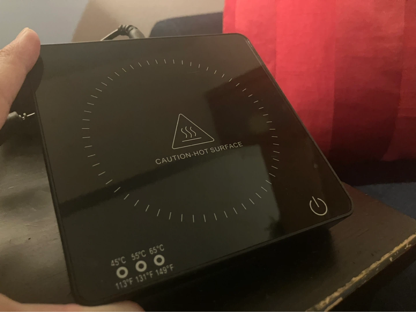 Black Mug Warmer with Wireless Charger! BRAND NEW - photo 2