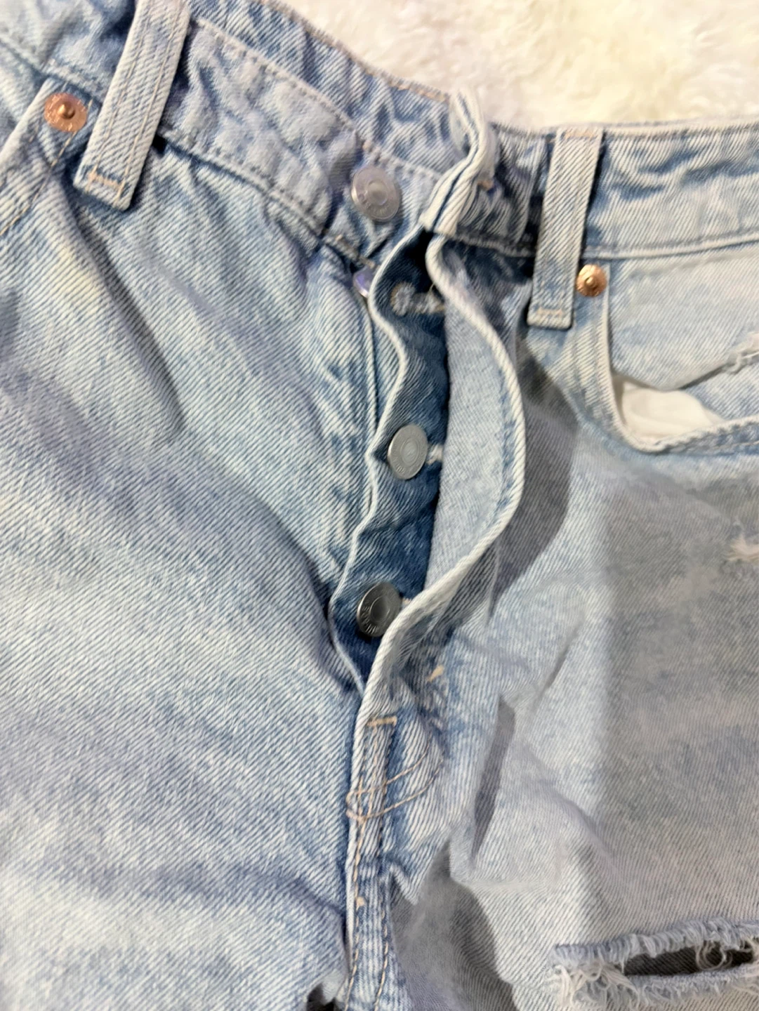Denim shorts - photo 3