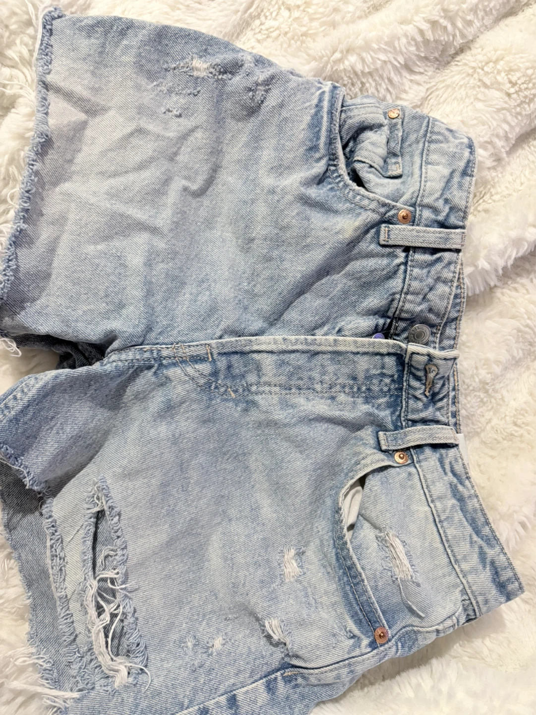 Denim shorts