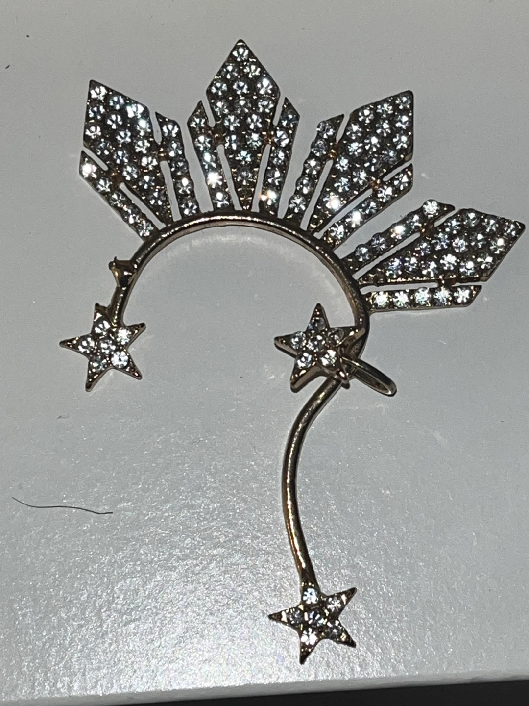 Sparkly Sunburst Star Ear Cuff - photo 2