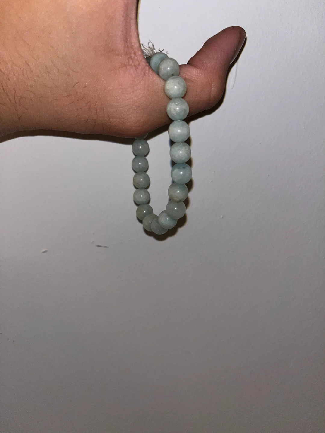 Aquamarine Beaded Bracelet