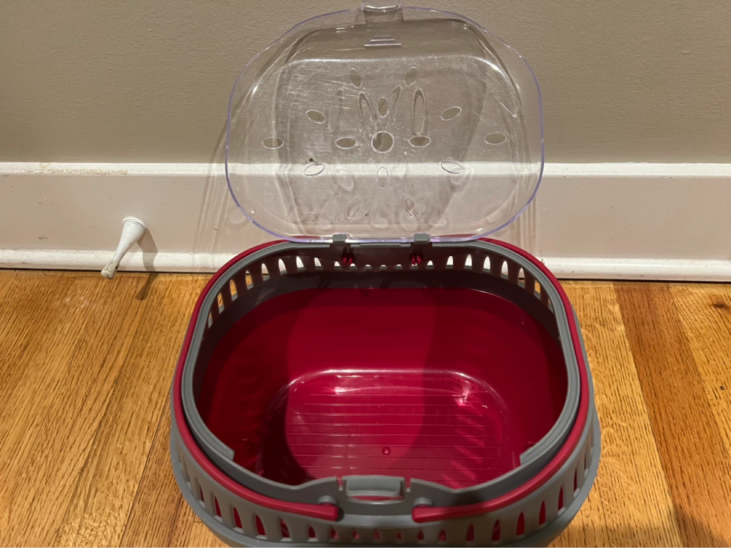 🌱Living World Pet Carrier Small Red/Grey - photo 2