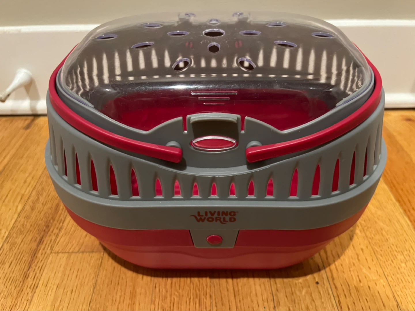 🌱Living World Pet Carrier Small Red/Grey - photo 3